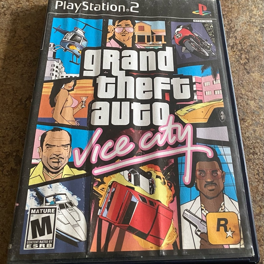 Sony PlayStation 2 Grand Theft Auto: Vice City - Black Case